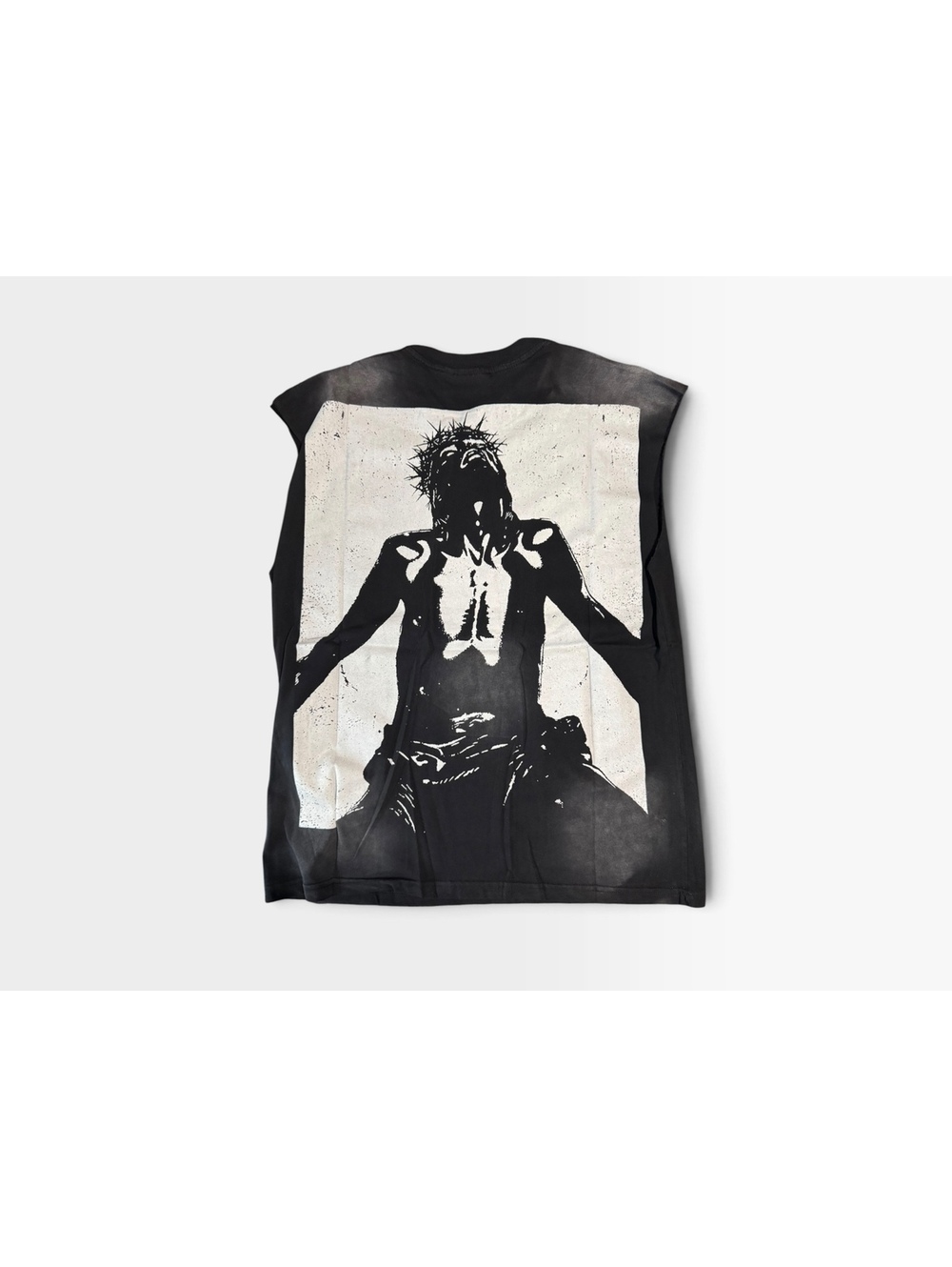 Hellstar Black sleeveless as above so below graphic shirt